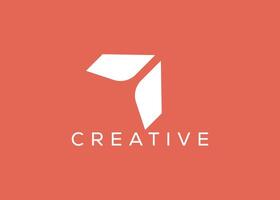 Minimal and professional abstract logo design template vector