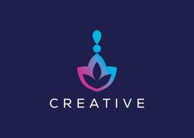 Minimal and professional abstract logo design template vector