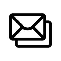 email icon. line icon for your website, mobile, presentation, and logo design. vector