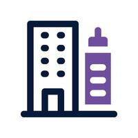 office icon. dual tone icon for your website, mobile, presentation, and logo design. vector