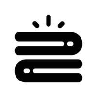 towel icon. glyph icon for your website, mobile, presentation, and logo design. vector