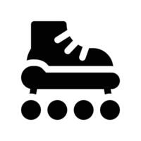 roller skate icon. glyph icon for your website, mobile, presentation, and logo design. vector