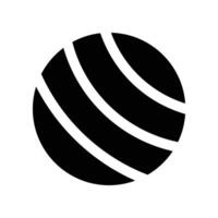 yoga ball icon. glyph icon for your website, mobile, presentation, and logo design. vector