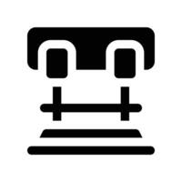 hurdle icon. glyph icon for your website, mobile, presentation, and logo design. vector