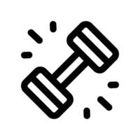 dumbell icon. line icon for your website, mobile, presentation, and logo design. vector