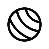 yoga ball icon. line icon for your website, mobile, presentation, and logo design. vector