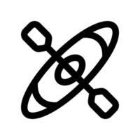 kayak icon. line icon for your website, mobile, presentation, and logo design. vector