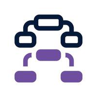 push up bar icon. dual tone icon for your website, mobile, presentation, and logo design. vector