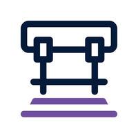 hurdle icon. dual tone icon for your website, mobile, presentation, and logo design. vector