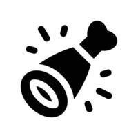 meat icon. glyph icon for your website, mobile, presentation, and logo design. vector