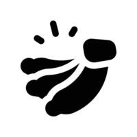 banana icon. glyph icon for your website, mobile, presentation, and logo design. vector