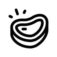 steak icon. line icon for your website, mobile, presentation, and logo design. vector