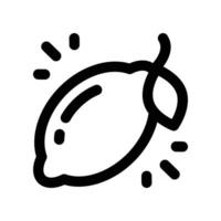 lemon icon. line icon for your website, mobile, presentation, and logo design. vector