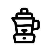 blender icon. line icon for your website, mobile, presentation, and logo design. vector