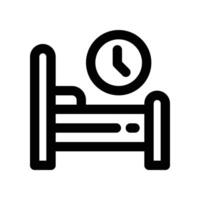 sleeping icon. line icon for your website, mobile, presentation, and logo design. vector