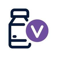 vitamin icon. dual tone icon for your website, mobile, presentation, and logo design. vector