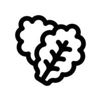 lettuce icon. line icon for your website, mobile, presentation, and logo design. vector