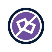 sugar free icon. dual tone icon for your website, mobile, presentation, and logo design. vector