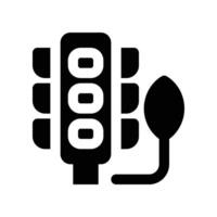 traffic light icon. glyph icon for your website, mobile, presentation, and logo design. vector
