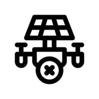 drone icon. line icon for your website, mobile, presentation, and logo design. vector