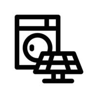 washing machine icon. line icon for your website, mobile, presentation, and logo design. vector
