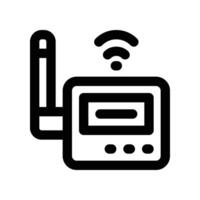 router icon. line icon for your website, mobile, presentation, and logo design. vector