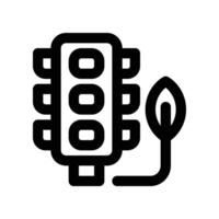traffic light icon. line icon for your website, mobile, presentation, and logo design. vector