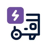 generator icon. dual tone icon for your website, mobile, presentation, and logo design. vector