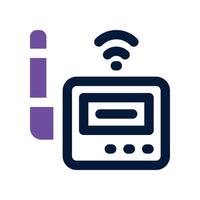 router icon. dual tone icon for your website, mobile, presentation, and logo design. vector
