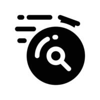 fast time icon. glyph icon for your website, mobile, presentation, and logo design. vector