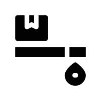 logistic icon. glyph icon for your website, mobile, presentation, and logo design. vector