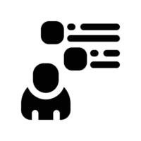 skill employee icon. glyph icon for your website, mobile, presentation, and logo design. vector