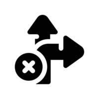 direction icon. glyph icon for your website, mobile, presentation, and logo design. vector