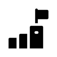 mission icon. glyph icon for your website, mobile, presentation, and logo design. vector
