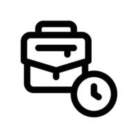 working hours icon. line icon for your website, mobile, presentation, and logo design. vector