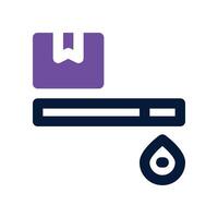 logistic icon. dual tone icon for your website, mobile, presentation, and logo design. vector