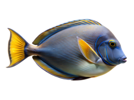 Surgeonfish isolated on a transparent background png