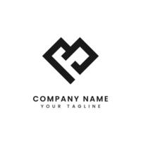 Logo geometry symbol elements template, clean minimal illustration. vector