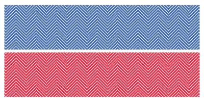 Blue and red zigzag pattern design element background. vector