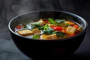 Tofu Soup Icon - Low Salt Ideal for Clean Eating photo