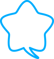 Text talk balloon. Speech bubbles cloud for dialog. Outline comic cloud box for message. Frame shape for comment. Star sticker png