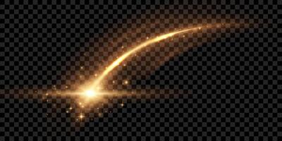 Luxurious golden light lines design background Abstract illustration vector