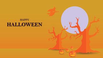 3D halloween background design, 3d background. vector