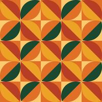 Seamless abstract autumn background, autumn geometric pattern background,. vector