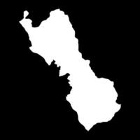 Lima map, region in Peru. Illustration. vector
