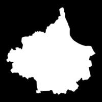 Tukums district map, administrative division of Latvia. illustration. vector