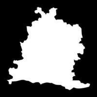 Saldus district map, administrative division of Latvia. illustration. vector