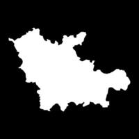 Cesis district map, administrative division of Latvia. illustration. vector