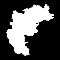 Aizkraukle district map, administrative division of Latvia. illustration. vector