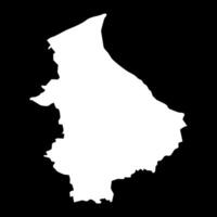 Talsi district map, administrative division of Latvia. illustration. vector